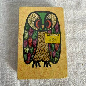 Sealed Vintage Stardust Nu-Vue Tint OWL Plastic Coated Playing Cards - Pinochle